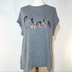 Zara Charm Sequined Top